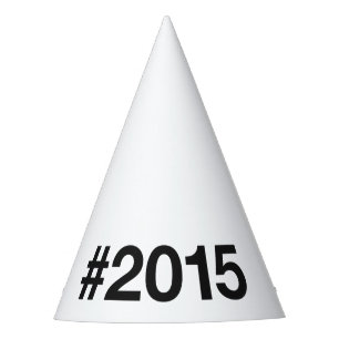 Hashtag 2015 10 Geburtstag Partyhütchen