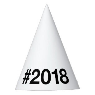 Hashtag 2018 7 Geburtstag Partyhütchen