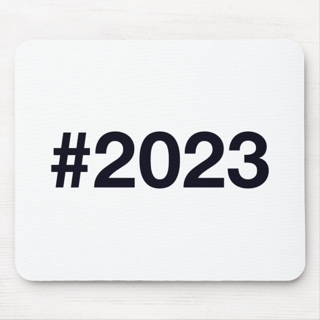 Hashtag 2023 mousepad (Vorne)