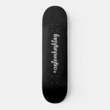Hashtag benutzerdefiniertes Schwarz-Script Moderne