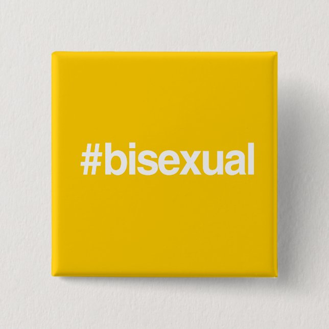 HASHTAG BISEXUELL BUTTON (Vorderseite)