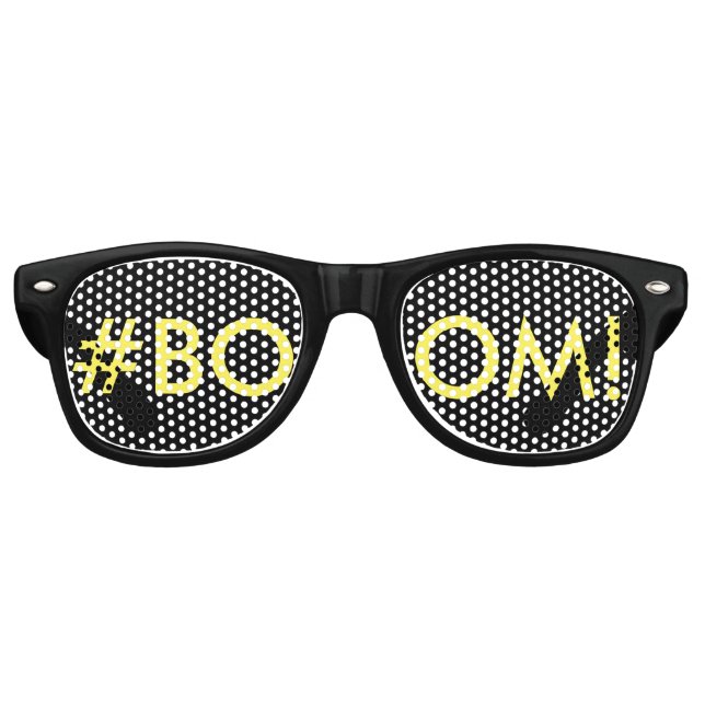 Hashtag BOOM! Sonnenbrille (Vorderseite)