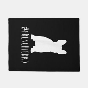 hashtag frenchdad Französisch Bulldogdad Fußmatte