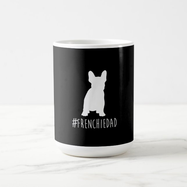 Hashtag Frenchdad French Bulldog Kaffeetasse (Mittel)
