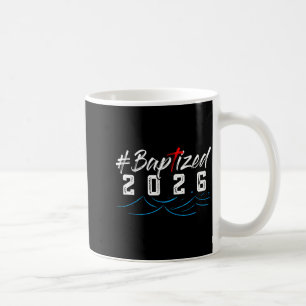 Hashtag Getauft 2026 T-Shirt Taufhemd Gott Chri Kaffeetasse
