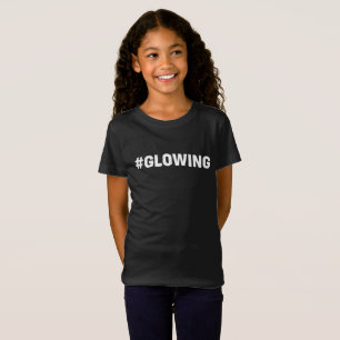 Hashtag glühendes Glühen-Party-T-Shirt T-Shirt