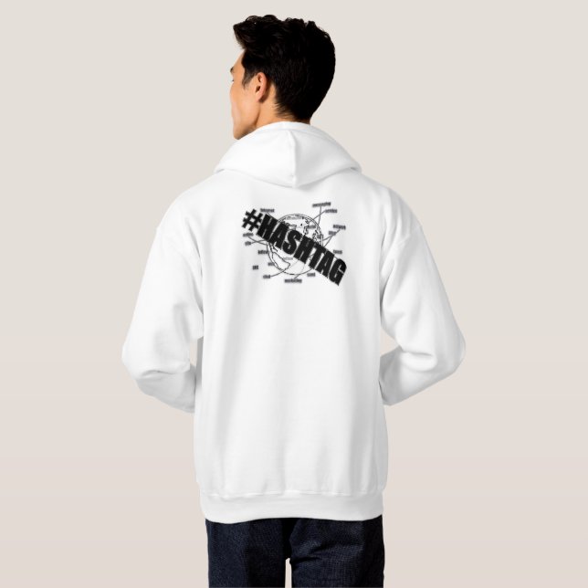 HASHTAG HOODIE (Schwarz voll)