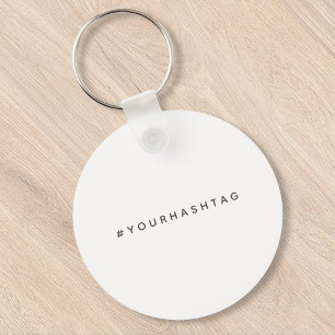 Hashtag   Ihre modernen Trends in den sozialen Med Schlüsselanhänger