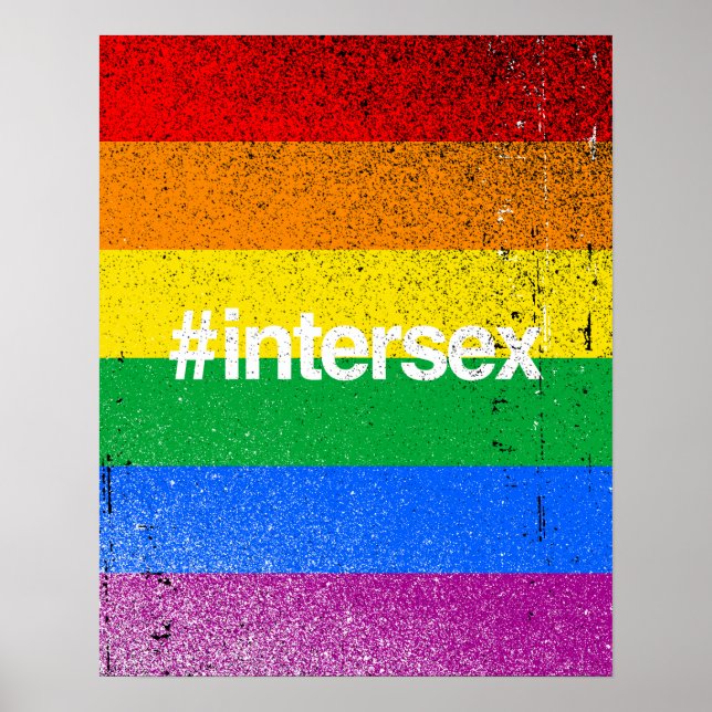 HASHTAG INTERSEX POSTER (Vorne)