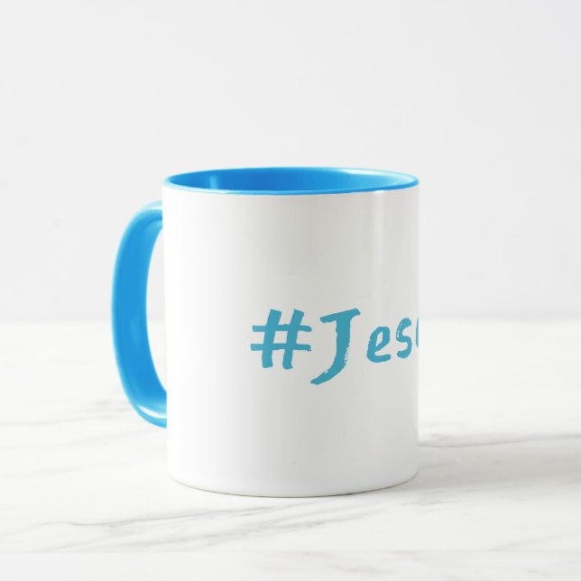Hashtag Jesus Tasse (Vorderseite Links)