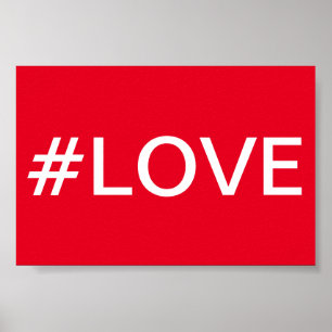 Hashtag Liebe Poster