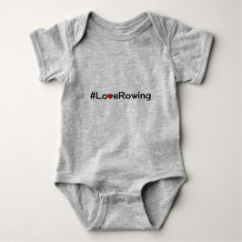 Hashtag Liebe Ruwing Slogan Baby Strampler
