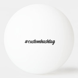 Hashtag Moderne Minimale Handgeschriebene Stylisch Tischtennisball
