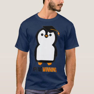 Hashtag Pengwinning Pinguin Abschluss für T-Shirt