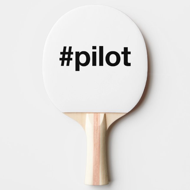 HASHTAG-PILOT TISCHTENNIS SCHLÄGER (Vorderseite)