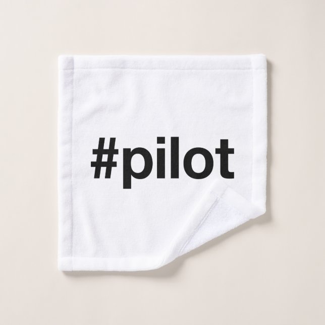 HASHTAG-PILOT WASCHLAPPEN (Waschlappen)