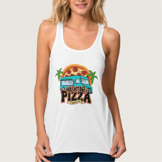 Hashtag Pizza Racerback Tank Top