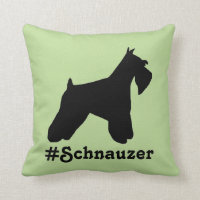 Hashtag Schnauzer-Kissen