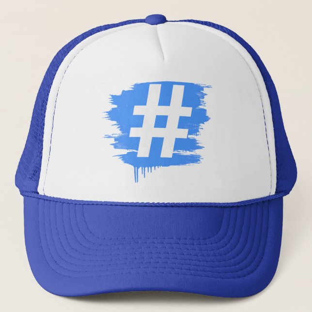 HASHTAG SYMBOL TRUCKERKAPPE (Vorderseite)
