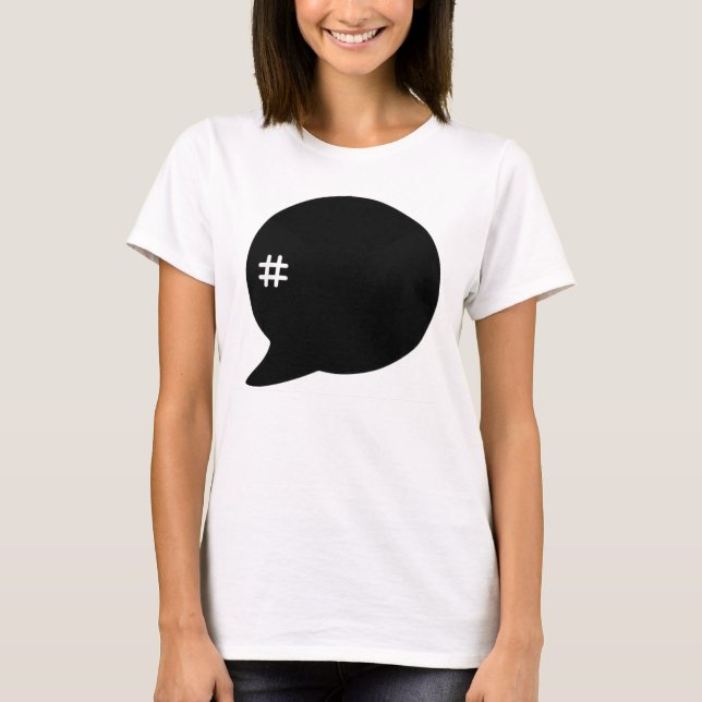 Hashtag # T - Shirt (Vorderseite)