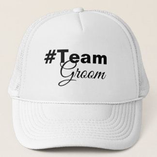 Hashtag Team Groom Truckerkappe