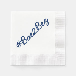 Hashtag Wedding Engagement Party Cocktail Napkins Serviette