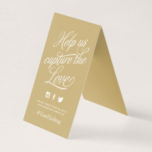 Hashtag-Zeichen für Personalisierte Hochzeiten - G