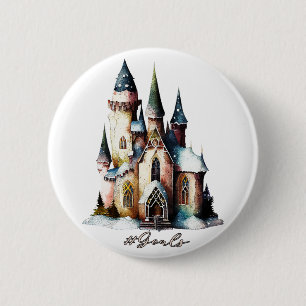 Hashtag-Ziele - Feenprinzessin Fantasy-Schloss Button