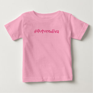 Hashtag Zukunftdiva Baby T-shirt