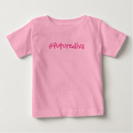 Hashtag Zukunftsdiva Baby T-shirt