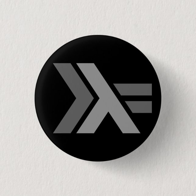 Haskell Thompson-Geschäftemacher Logo Button (Vorderseite)
