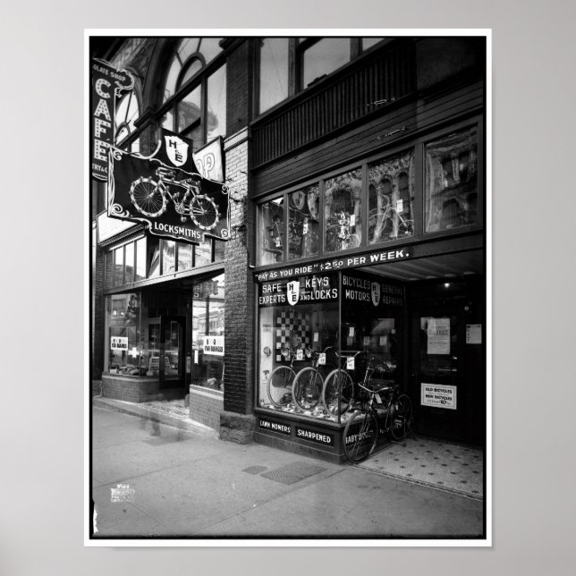 Haskins & Elliot Bicycles, 1923, Vancouver BC Poster (Vorne)