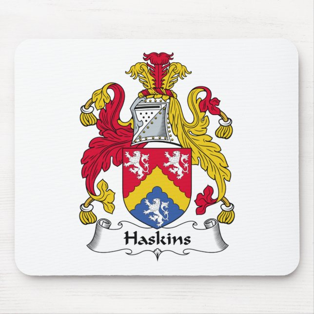 Haskins Familienwappen Mousepad (Vorne)
