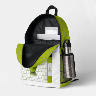 HASNIA BEDRUCKTER RUCKSACK