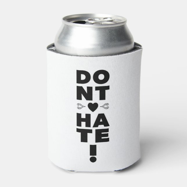 Hass die Geschichte des SCHWARZEN Lebens nicht Dosenkühler (Kanne Vorderseite)