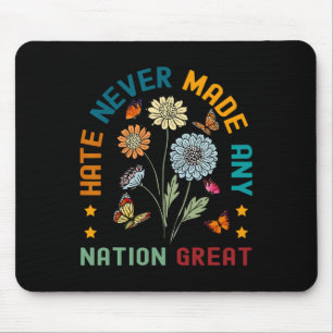Hass hat niemals einen großen, blumengeschmückten mousepad