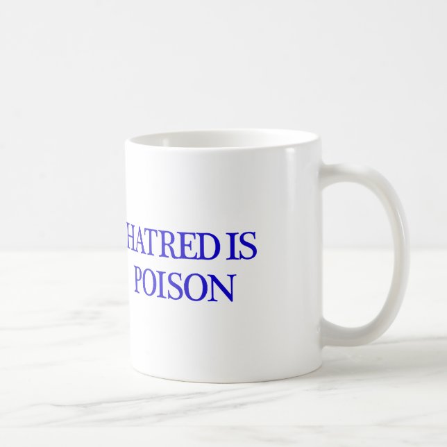 Hass ist Giftweiß-Tasse Tasse (Rechts)