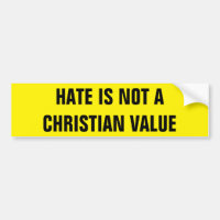 HASS IST KEIN CHRISTLICHER WERT