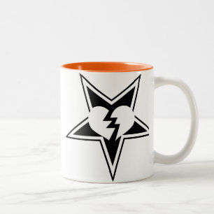 Hass-Maschinen-Spiel-Tasse - B/W Zweifarbige Tasse