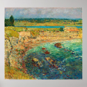 Hassam - Baileys Beach Newport Poster