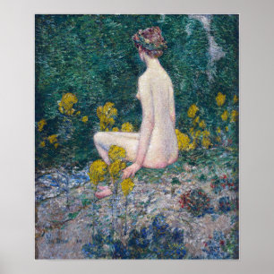 Hassam - Goldrute 1908 Poster