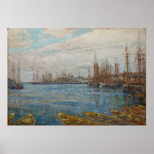 Hassam - Hafen von tausend Masten Poster