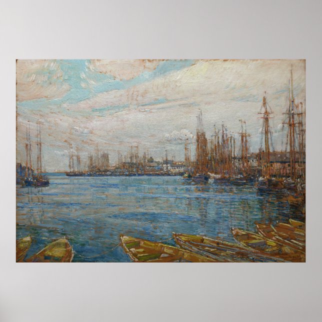 Hassam - Hafen von tausend Masten Poster (Vorne)