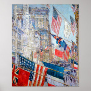 Hassam - Tag der Alliierten Mai 1917 Poster