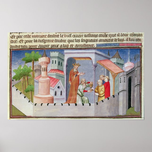 Hassan i Sabbah leitet die Initiationen Poster (Vorne)