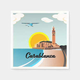 Hassan II Mosque Casablanca Marokko Serviette