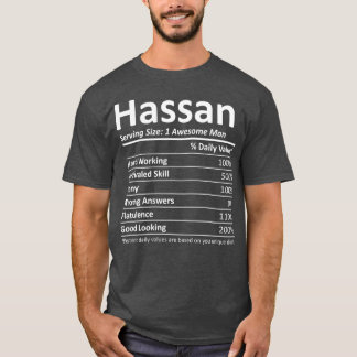 HASSAN Nutrition Funny Birthday Personalisiert T-Shirt