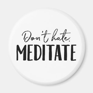 Hasse Meditat Typografie nicht Magnet