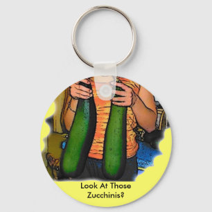 Hasse meine Zucchinis "Double Z" nicht! Schlüsselanhänger