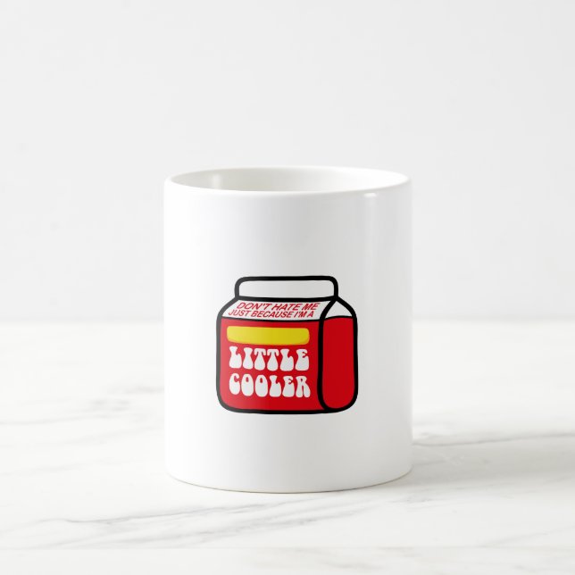 Hasse mich nicht nur, weil ich ein bisschen Cooler Kaffeetasse (Mittel)